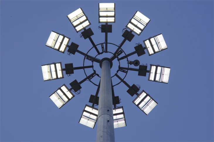 70ft 80ft 90ft 100ft 120ft High Mast Pole Stadium Light Sports Light