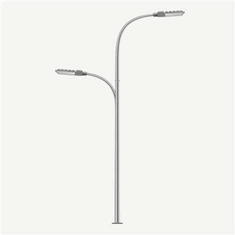 Zwężający się słup lampy